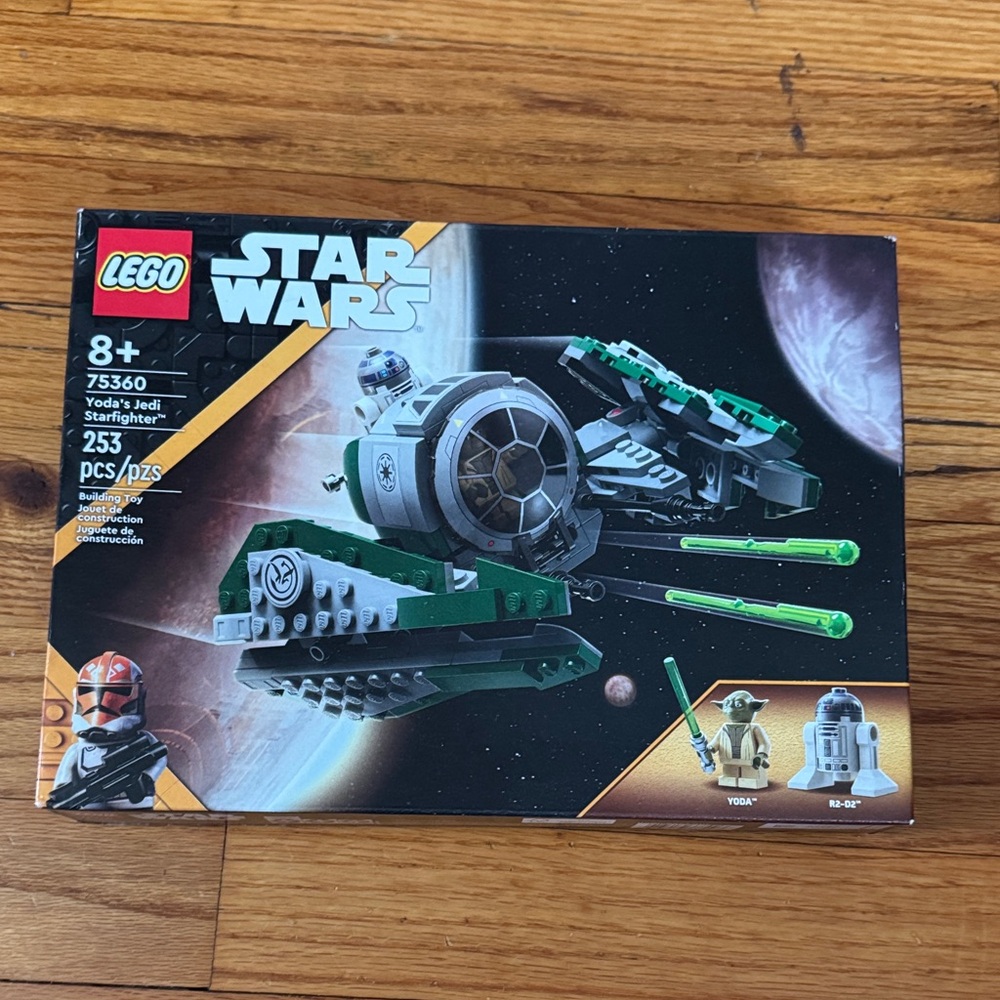LEGO Star Wars Jedi Starfighter - Green and Gray